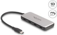 Delock USB 10 Gbps USB Type-C™ Hub with 4 x USB Type-C™ female and PD 85 Watt