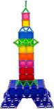 oCreon Briques de construction magnétiques 206 Pièces STEM Jouets éducatifs pour Enfants Constructions