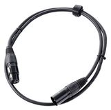 Pronomic Stage XFXM-1 Microfoonkabel XLR 1 m Zwart