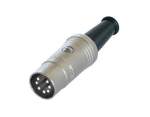 Neutrik NTR-NYS323 DIN Connector Zilver/Zwart