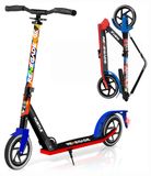 Trottinette pliable pour enfants avec guidon en T réglable