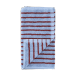 Scandi Living Serviette Drift 30x50 cm Bleu-rouge