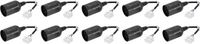 Sygonix SY-4995230 Lampfitting E27 Set van 10 stuks 230 V 500 W Met klemaansluiting