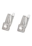 NAEMI Leo E-Commerce Ltd. NAEMI Oorbellen zilver / transparant