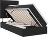 vidaXL Bed met matras en hoofdeinde Zwart 90 x 200 cm Fluweel