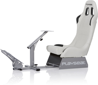 Playseat Evolution White Gaming Chair - Padded Seat - Racing Theme - Universal