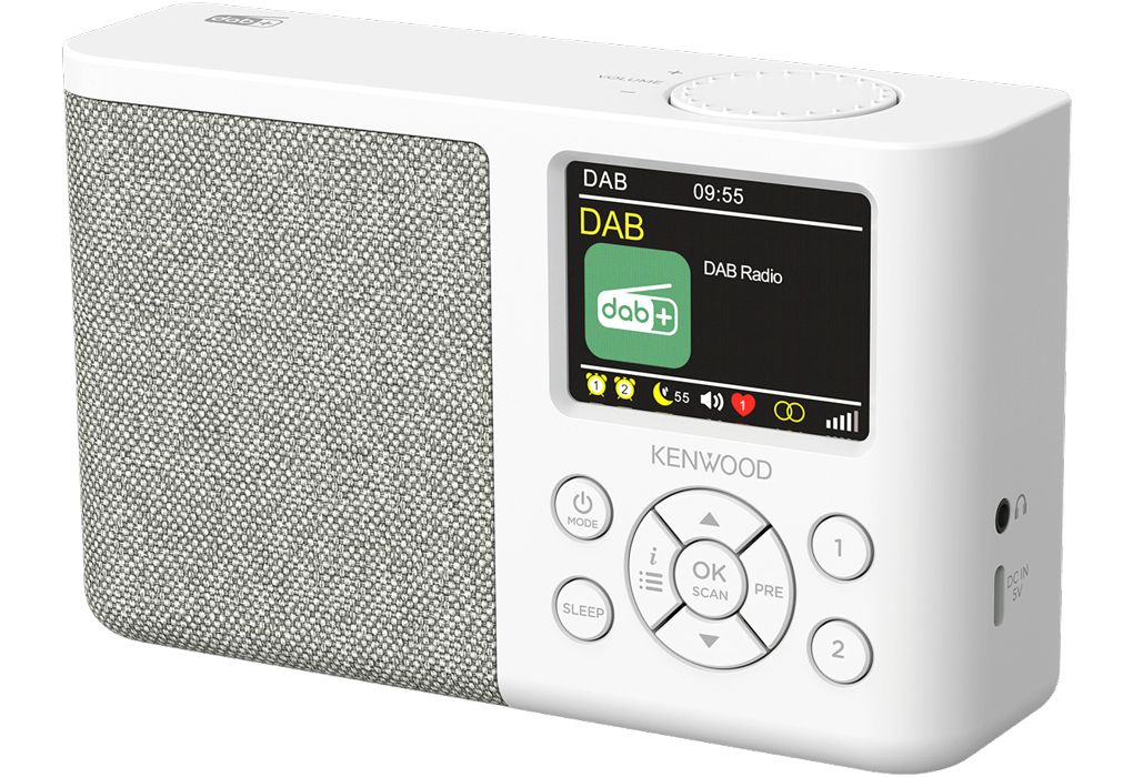 Kenwood CR-M33DAB DAB+ Radio - Wit