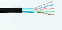 Logon Cat6 305M Stranded Shielded Cable - Black - F/Utp Stranded