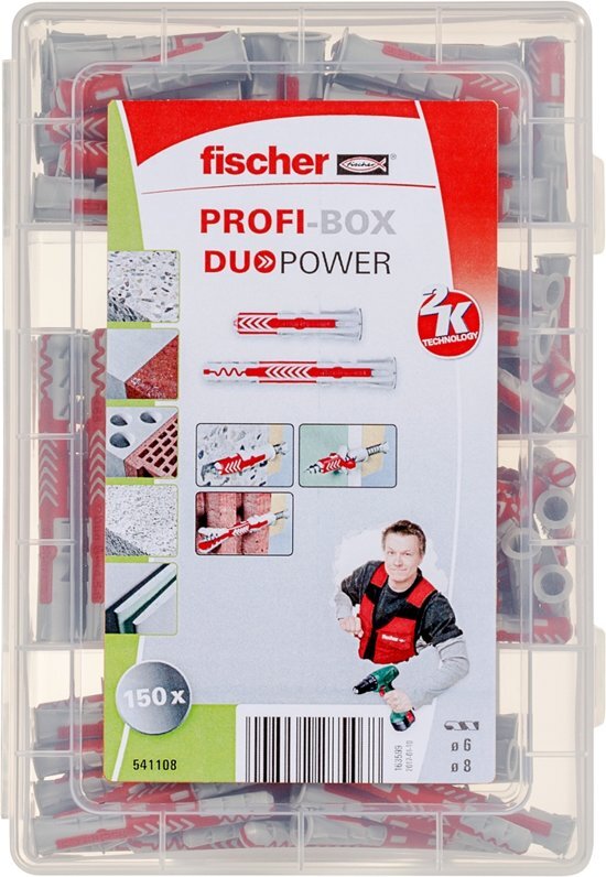 - fischer 541108 150 Delige Profibox Duopower pluggenset