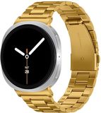 Selected by GSMpunt.nl SBG RVS Schakel Bandje Geschikt voor Samsung Galaxy Watch 9 / 8 - Roestvrij Staal Horlogebandje Goud