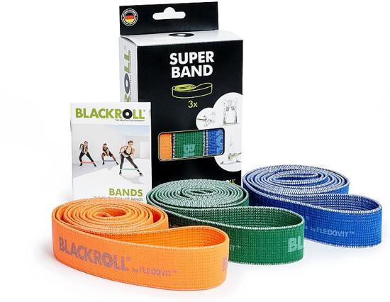 BLACKROLL Super Band Set WeerstandsBanden - 3 rubberen Fitnessbanden - Trainingsbanden