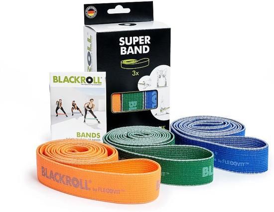 BLACKROLL Super Band Set WeerstandsBanden - 3 rubberen Fitnessbanden - Trainingsbanden