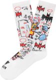 Jimmy Lion unisex sokken athletic basquiat batman multi (Basquiat)