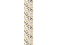 Ambiance Sticker Voorgelijmd vliesbehang - Abstracte Retro Diamantpatronen - 1 rol van 300x60 cm