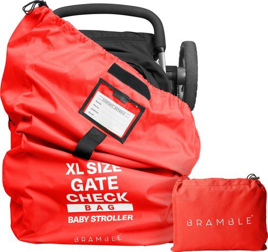 BRAMBLE - XL Kinderwagen Reistas (Rood) - 120 x 60cm - Voor Vliegtuig