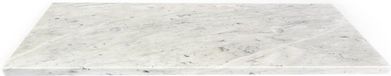 Saniclass Dia Wastafelblad - 120x46cm - Marmer - Wit Gepolijst