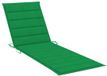 vidaXL Ligbedkussen 200x60x3 cm Oxford stof groen
