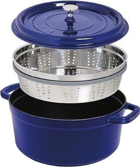 Staub La Cocotte - Braadpan - 26 cm - Blauw