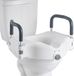 VEVOR Toiletbrilverhoger met Gewatteerde Armleuningen, Draagvermogen 136 Kg, Hefhoogte 127 mm