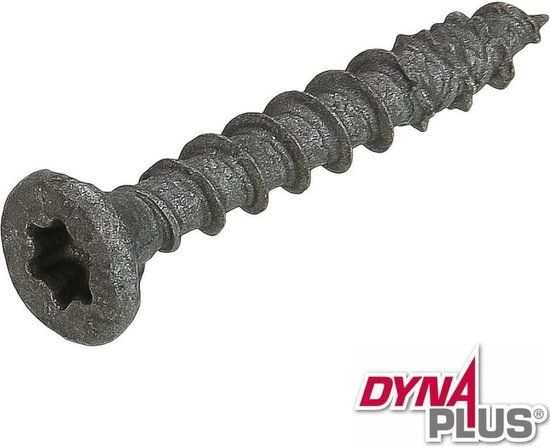 Dynaplus - Unischroeven - Torx 25 platkop - 4,5 x 25mm - AR-Coating - Voldraad (200 stuks)