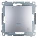 Contact-Simon Prise, type DW7L.01/43, plastique, argenté, IP20, IP44, 250 V, 10 A, 75 mm