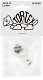 JIM Dunlop Tortex Pitch Black Jazz III 1.00 mm Player's Pack 12 Stuks