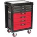 SAM Outillage Gereedschapswagen met 7 laden met aluminium top