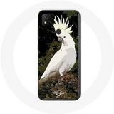 Maniacase Hoesje voor Xiaomi Redmi 9C Cacatoes Witte papegaaien in de boom