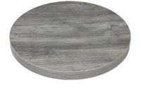 Bolero Rond Melamine Tafelblad Essenhout Effect Voorgeboord 60cm