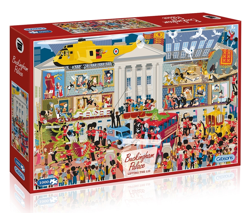 Gibsons Lifting the Lid Buckingham Palace Puzzel 1000 stukjes