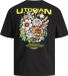 JACK&JONES JORPIXEL PARADISE TEE SS CREW NECK TG Zwart Coton Loose Fit Homme M