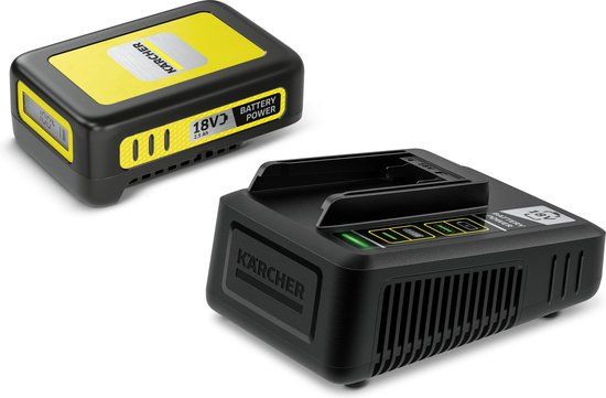 Kärcher 18 V Starter Kit - Gereedschapsaccu en lader - 18 V - 2.5 Ah - Li-Ion