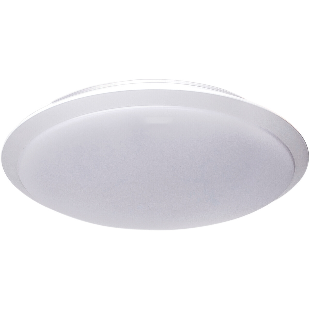 BES LED LED Plafondlamp - Aigi Ashly - Opbouw Rond 24W - Natuurlijk Wit 4000K - Mat Wit - Aluminium