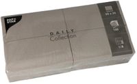 Papstar 150 Servetten DAILY Collection 1/8 vouw 32 cm x 32 cm grijs