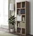 Temahome Étagère de rangement Berkeley 70 cm 5 niveaux - placage chêne - Brun