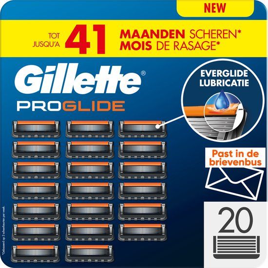 Gillette Fusion5 Proglide Scheermesjes Voor Mannen - 20 stuks