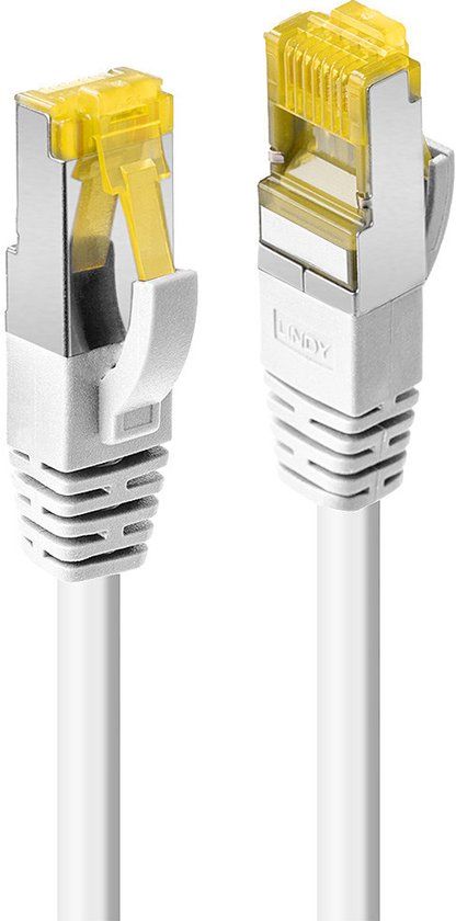 LINDY 47328 RJ45 Netwerkkabel, patchkabel CAT 6a (losse kabel CAT 7) S/FTP 10.00 m Wit 1 stuk(s)