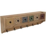 Alexandra House Living Wandkapstok van hout, 82 x 14,5 x 25 cm
