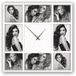 ZEP Savona Wandklok - Wit - 4x 10x10cm & 4x 10x15cm