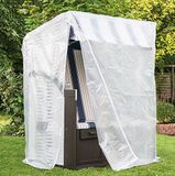 Happy People Strandstoel Beschermhoes - Wit - 130 cm