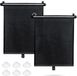Unyqoos® 2 Pack store verduisterend - 40 x 45 cm - Noir