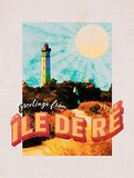 Komar Vintage Travel Pig de Ré poster 30 x 40 cm
