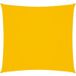 Icecat Voile d'ombrage Voile de parasol Tissu Oxford Carré 4,5x4,5 m Jaune