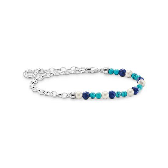 Thomas Sabo Women's Bracelet 925 Silver Turquoise Blue