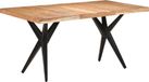 Maison Exclusive - Table de salle à manger 160x80x76 cm bois d'acacia massif