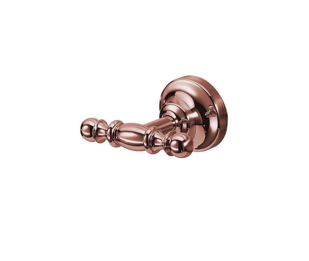 Sapho PERLA dubbele handdoekhaak - roze goud