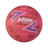 Mitre Attack Voetbal voor volwassenen, uniseks, roze/paars/wit, maat 5