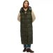 Superdry Donsjack zonder capuchon voor dames, lang en zonder mouwen Ripstop