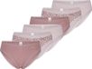sloggi Dames slip / onderbroek 6 pack GO Crush roze