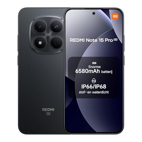 Xiaomi Redmi Note 15 Pro 5G Smartphone 8+256 GB Black